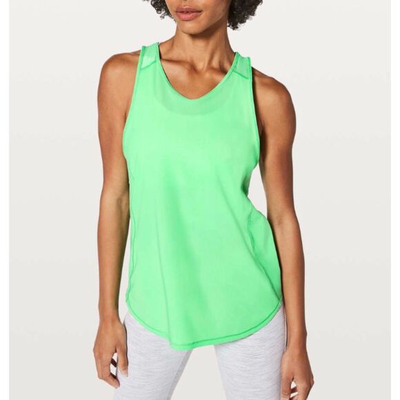 Women Lululemon Sculpt Tank II Relaxed Fit Hip Length Check in Dragonfly - Picture 1 of 7
